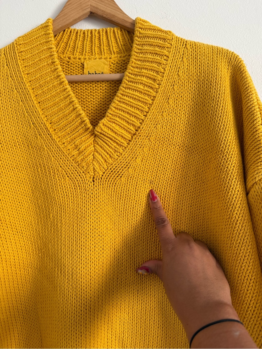 Babaa jumper no. 64 in alphonso mango - Picture 9 of 10